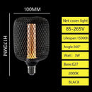 Nordic Wrought Iron Mesh Cover Lamp Metal Cage E27 Bulb Dining Bar Coffee Luxury Light Pillar Home Room Decor Lighting