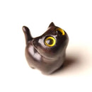 Cat Model Crafts Hand-carved Wooden Cat Statue Cute Tiny Cat Sculpture Cartoon Creative Animal Figurine Kids Gifts