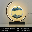 Modern Geometric Sand Art Desk Lamp - Adjustable Brightness, USB Powered, No Battery Needed, Ideal for Bedroom & Office Decor