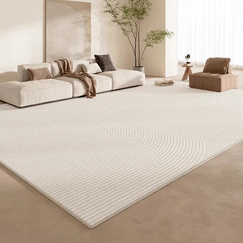 Modern Style Bedroom Decor Line Carpet Fluffy Soft Study Rug Large Area Carpets for Living Room Thick Anti-slip Lounge Floor Mat