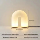 Modern Minimalism U Arched White Desktop Nightlight Home Decoration Bedside Table Lamp Reading Light Bedroom Living Study Room