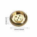 Brass Incense Burner Stick Holder Wire Incense Board Base Sandalwood Coil Temple Studio Home Decoration Portable