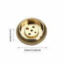 Brass Incense Burner Stick Holder Wire Incense Board Base Sandalwood Coil Temple Studio Home Decoration Portable