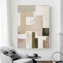 100% Handmade Oil Painting Canvas Nordic Abstract Wall Art Decoration Texture Modern  Home Living Room Frameless Interior Decor