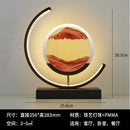 Modern Geometric Sand Art Desk Lamp - Adjustable Brightness, USB Powered, No Battery Needed, Ideal for Bedroom & Office Decor