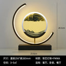 Modern Geometric Sand Art Desk Lamp - Adjustable Brightness, USB Powered, No Battery Needed, Ideal for Bedroom & Office Decor