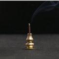 Portable Incense Burner Multi Purpose Water Drop Shape Brass Incense Holder Home Office Teahouse Zen Buddhist Supplies