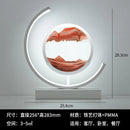 Modern Geometric Sand Art Desk Lamp - Adjustable Brightness, USB Powered, No Battery Needed, Ideal for Bedroom & Office Decor