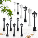 6Pcs Miniature Street Lights Plastic Model Railway Train Lamp For Doll House Micro Landscape Diy Fairy Garden Christmas Decor