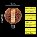 Nordic Wrought Iron Mesh Cover Lamp Metal Cage E27 Bulb Dining Bar Coffee Luxury Light Pillar Home Room Decor Lighting