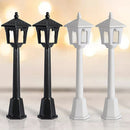 6Pcs Miniature Street Lights Plastic Model Railway Train Lamp For Doll House Micro Landscape Diy Fairy Garden Christmas Decor