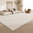 Modern Style Bedroom Decor Line Carpet Fluffy Soft Study Rug Large Area Carpets for Living Room Thick Anti-slip Lounge Floor Mat