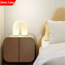 Modern Minimalism U Arched White Desktop Nightlight Home Decoration Bedside Table Lamp Reading Light Bedroom Living Study Room