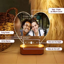 Personalised Acrylic Spotify Music Photo Plaque with LED Night Light Custom Mothers Day Gift Photo frames Custom Couple Gift