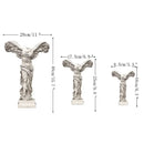 European Victory Goddess Figures Sculpture Resin Crafts Home Decoration Retro Abstract Goddess Statues Ornaments Business Gifts