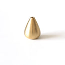 Portable Incense Burner Multi Purpose Water Drop Shape Brass Incense Holder Home Office Teahouse Zen Buddhist Supplies