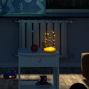 Led Stars Night Light Glass Dome Table Lamp Operated Wooden Base Home Decor For Party Wedding Gift, Glass Dome