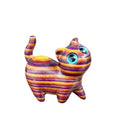 Cat Model Crafts Hand-carved Wooden Cat Statue Cute Tiny Cat Sculpture Cartoon Creative Animal Figurine Kids Gifts