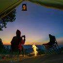 Solar Hanging Candle Lantern Warm Yellow LED Outdoor Garden Light Waterproof Path Lamp for Terrace Balcony Lawn Decoration