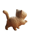 Cat Model Crafts Hand-carved Wooden Cat Statue Cute Tiny Cat Sculpture Cartoon Creative Animal Figurine Kids Gifts
