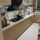 90CM Width Waterproof Self Adhesive Wood Grain Sticker Door Cabinet Desktop Modern Furniture Renovation Peel and Stick Wallpaper