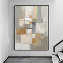 100% Handmade Oil Painting Canvas Nordic Abstract Wall Art Decoration Texture Modern  Home Living Room Frameless Interior Decor